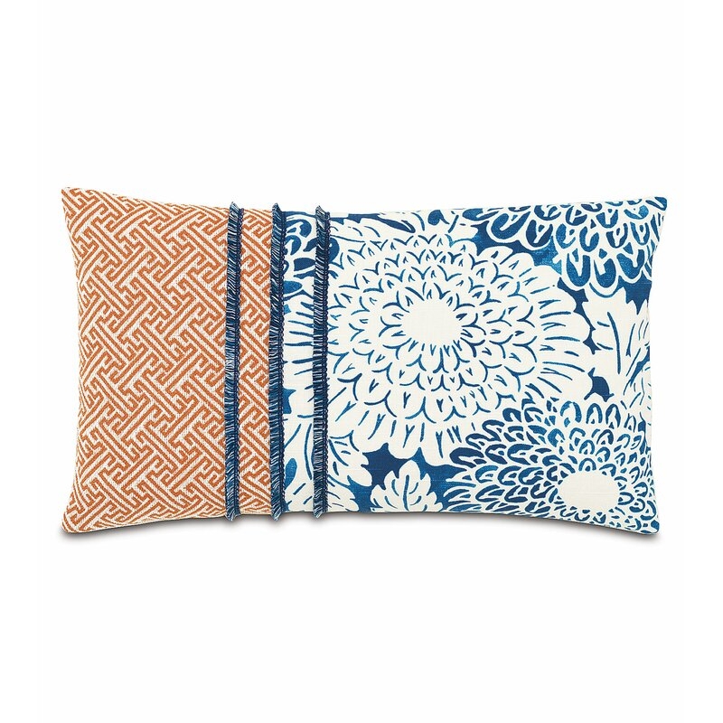 Eastern Accents Indira Ingalls Lumbar Rectangular Cotton Pillow Cover & Insert - Image 0