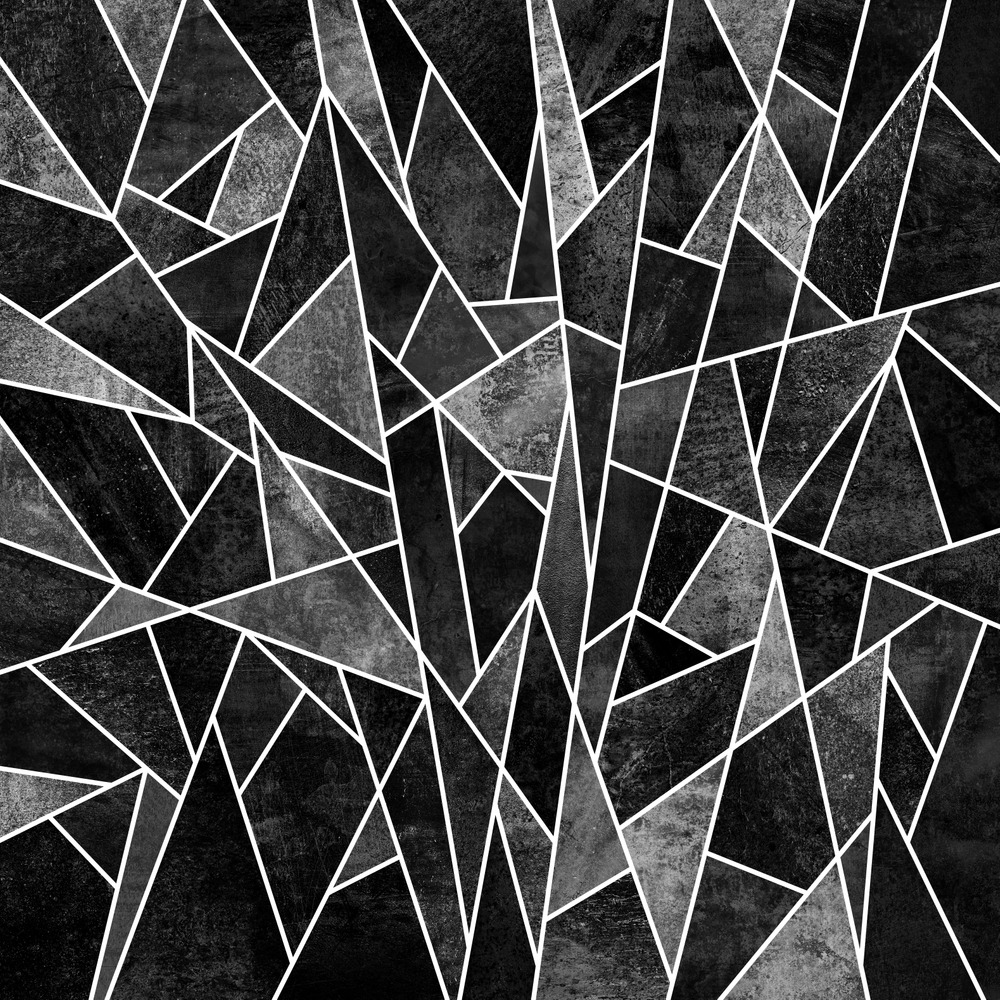 Shattered Black Art Print by Elisabeth Fredriksson - X-Large - Image 1