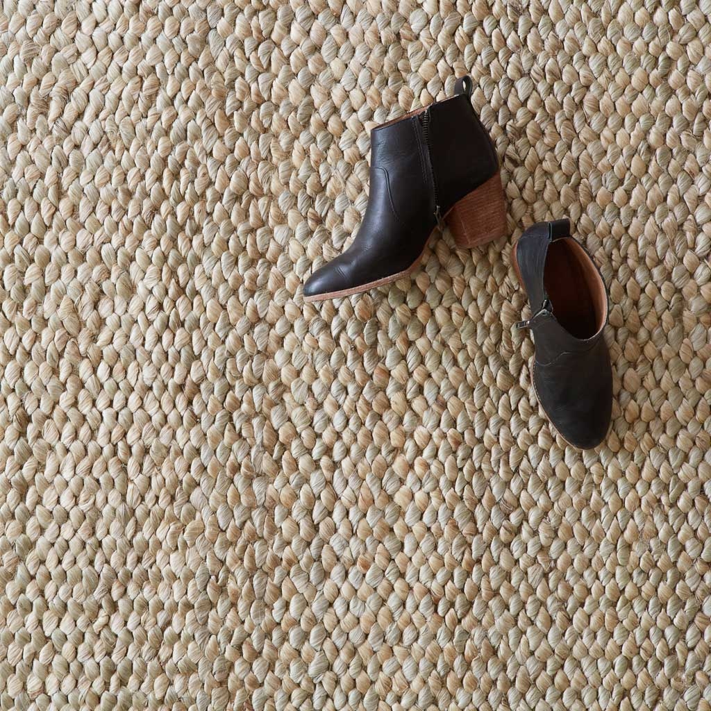 The Citizenry Parthiv Handwoven Jute Area Rug | 9' x 12' | Tan - Image 1