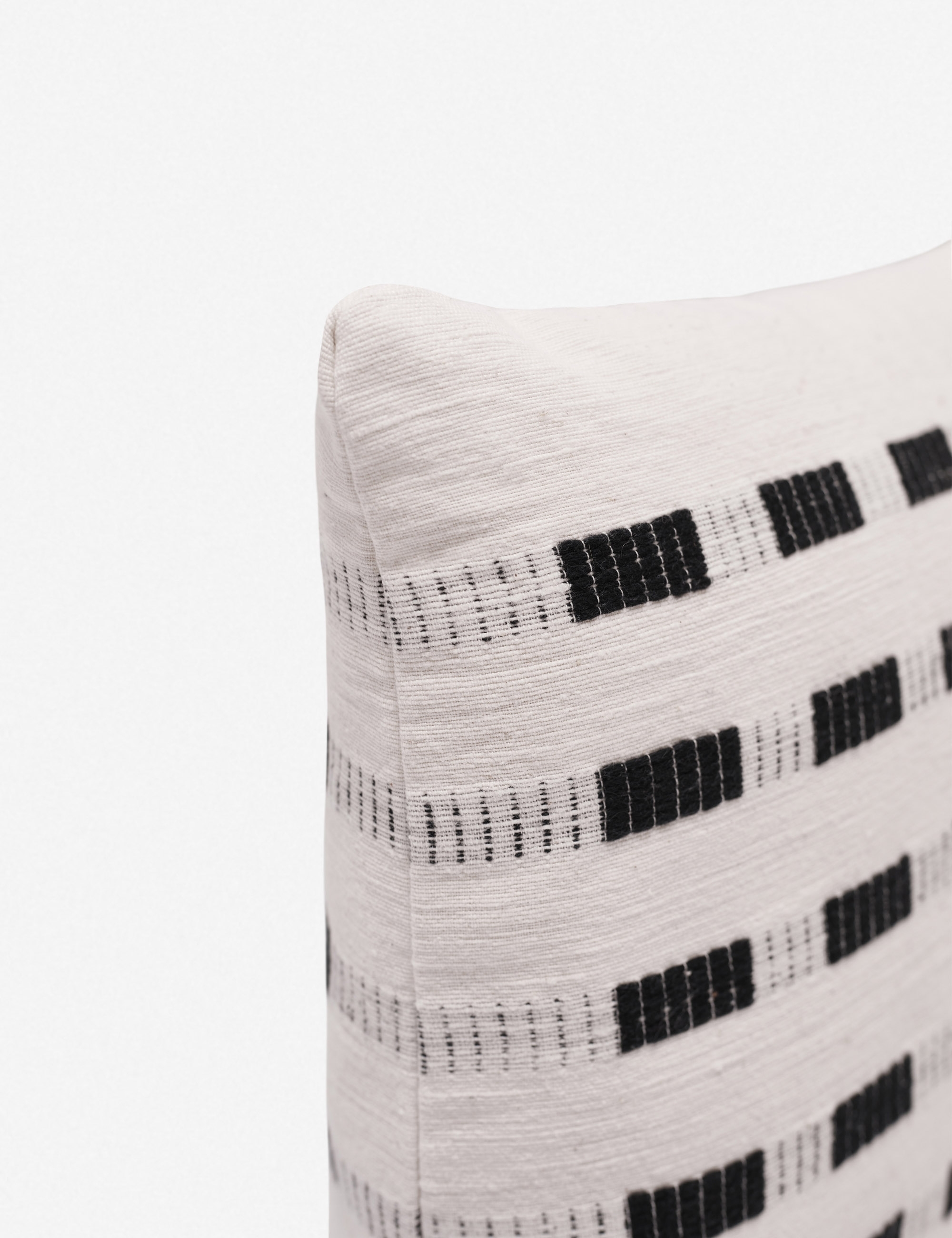 Bolé Road Textiles Bertu Pillow, Onyx, 20" x 20" - Image 1