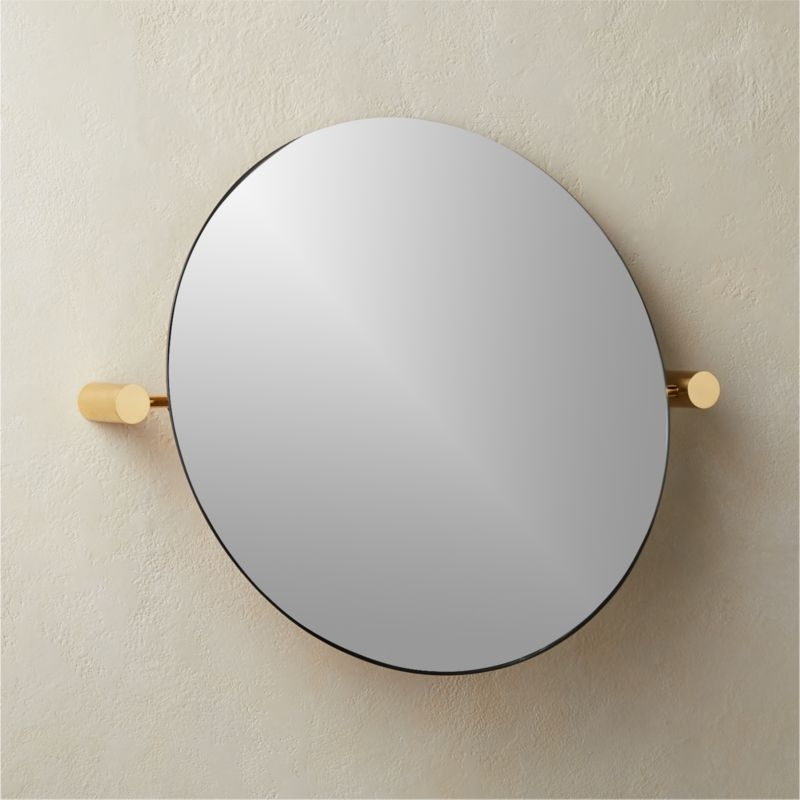 Tilt Round Bathroom Mirror 24" - Image 2