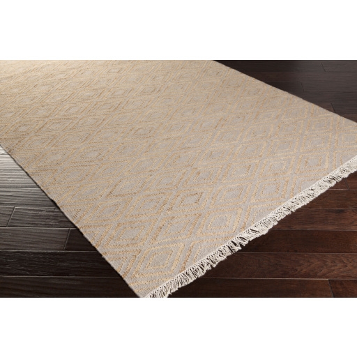 Laural White Indoor 2' x 3' Handmade Rug - Image 1