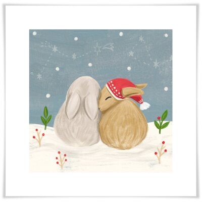 Holiday - Christmas Bunny Love by Olivia Gibbs - Print - Image 0