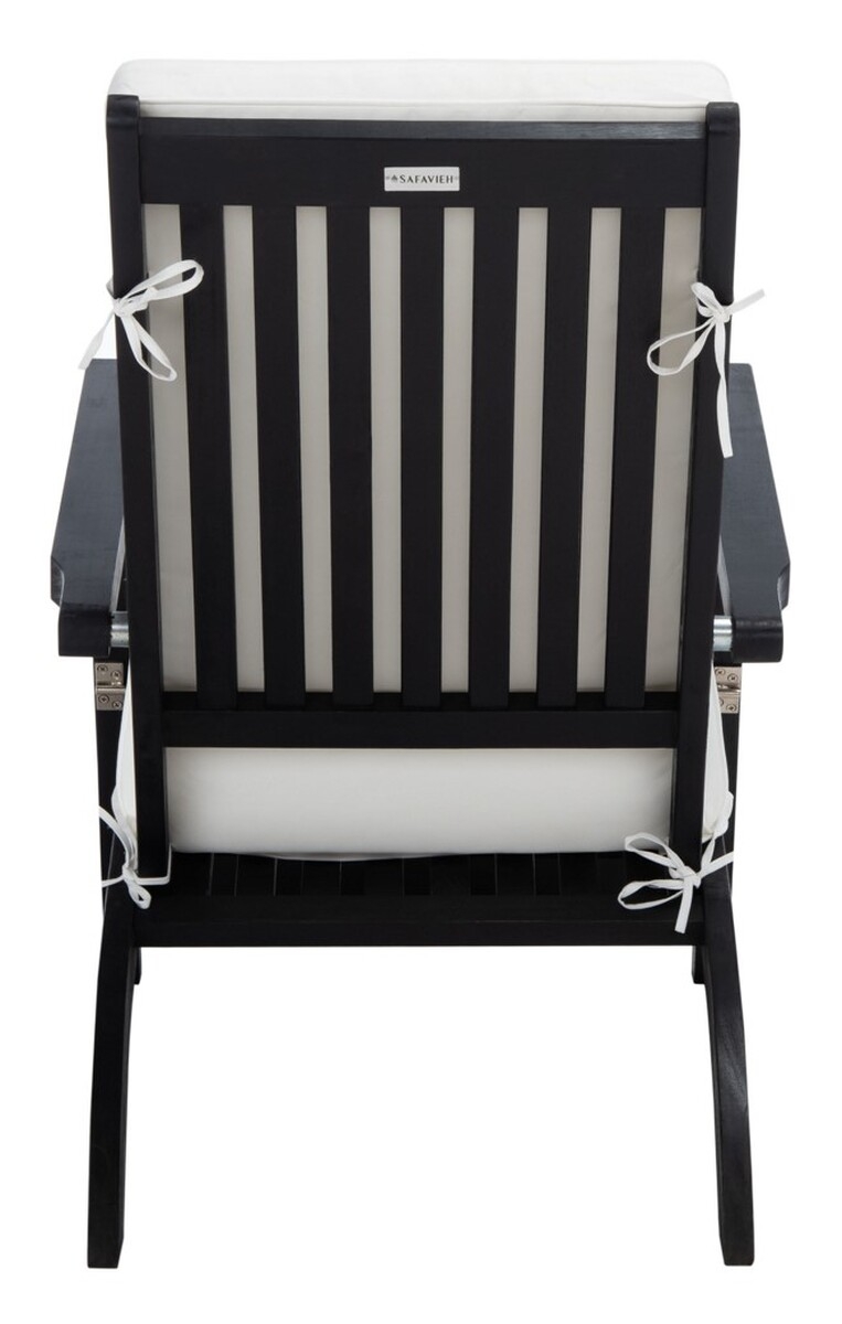 Palmdale Lounge Chair - Black/Beige - Safavieh - Image 7