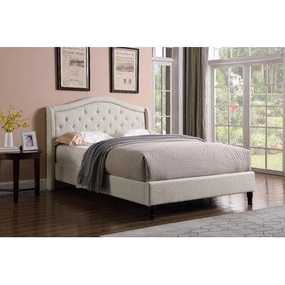 Weiss Upholstered Sleigh Bed - Image 0