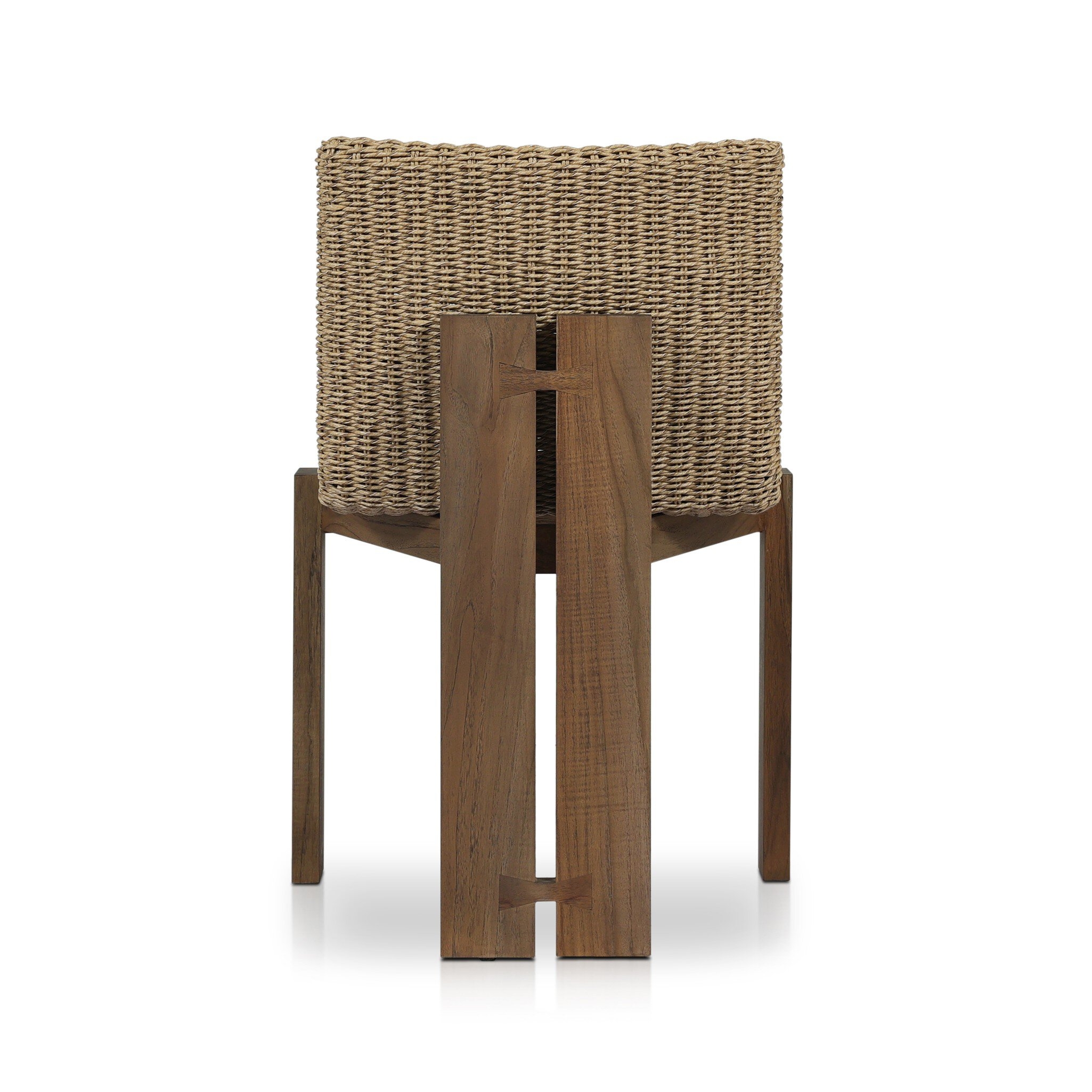 Roxy Outdoor Dining Chair - Faux Hyacinth - Image 5