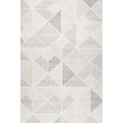 Machine Washable Beige Area Rug - Image 0