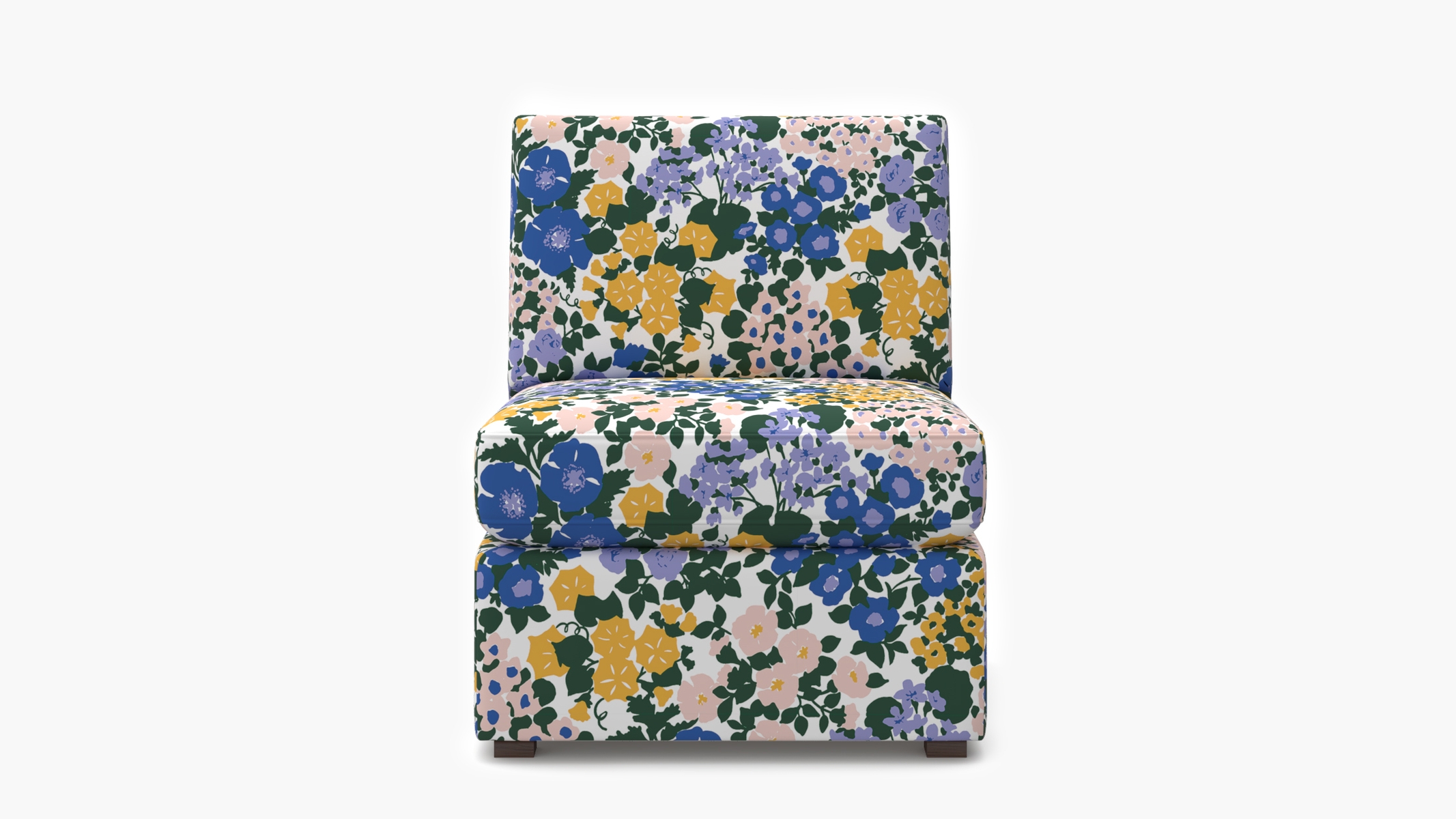 Grande Slipper Chair, Lavender Million Flowers - Image 0