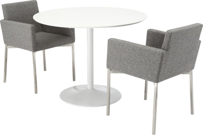 Odyssey White Dining Table - Image 9