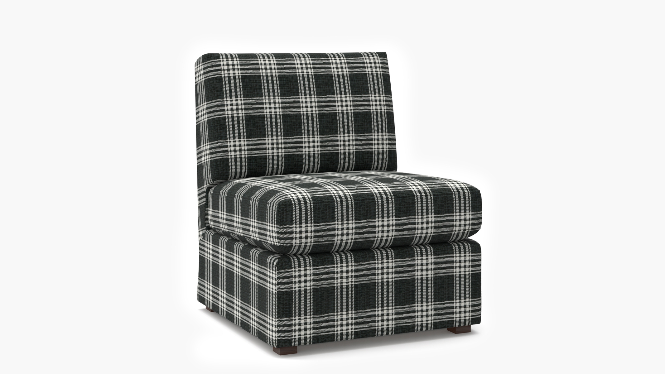 Grande Slipper Chair, Barnegat Plaid - Image 1