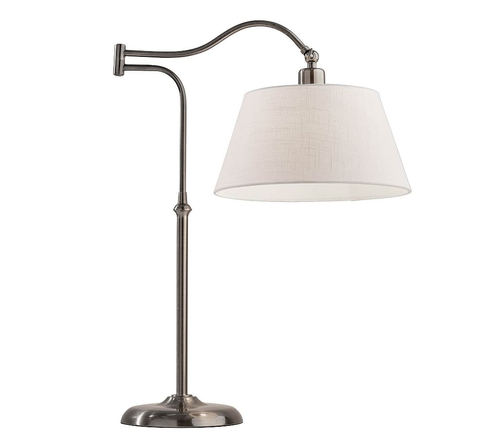Downing Table Lamp, Antique Pewter - Image 0
