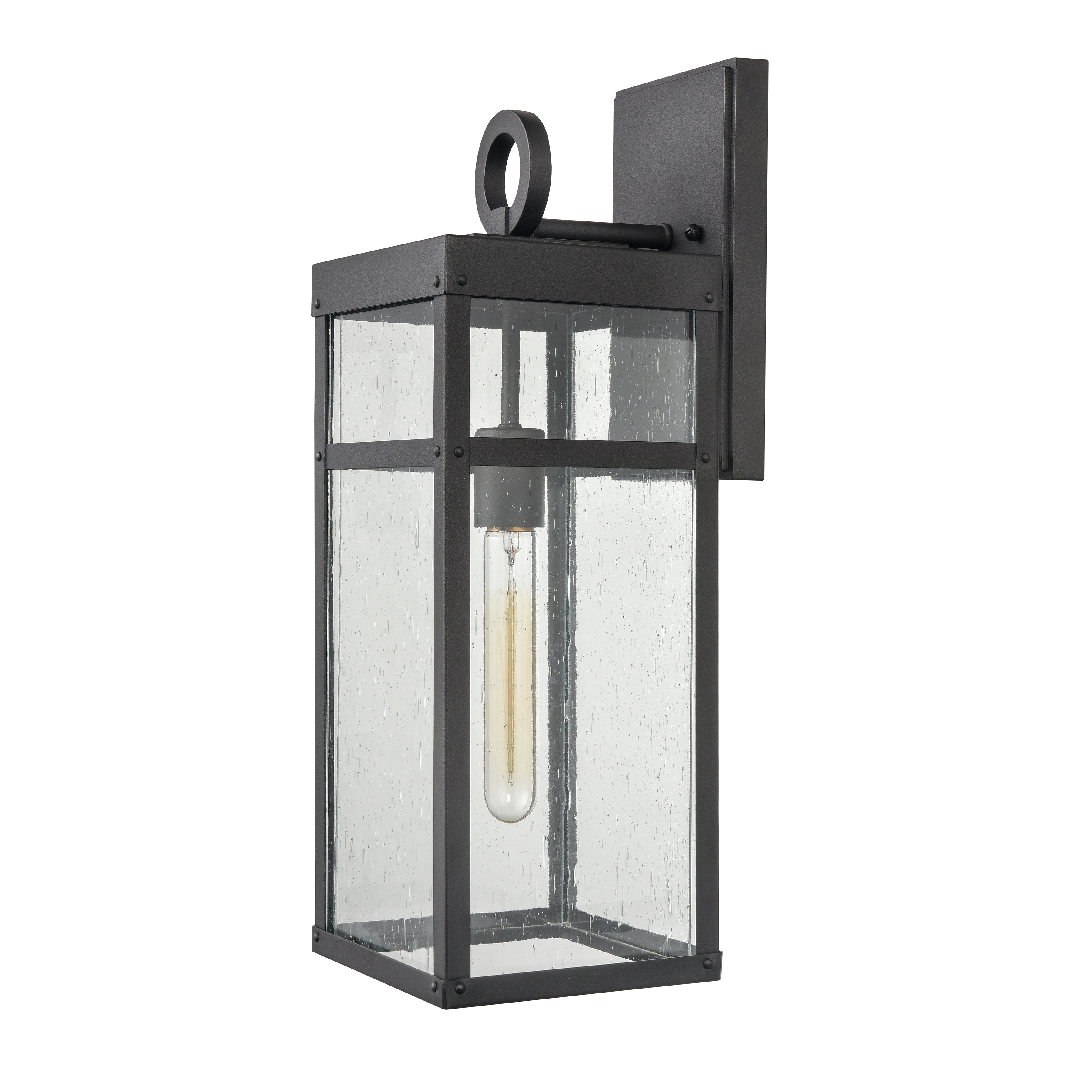 Dalton 19.5'' High 1-Light Outdoor Sconce - Textured Black - Image 2