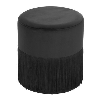 Round Pouf Ottoman - Image 0