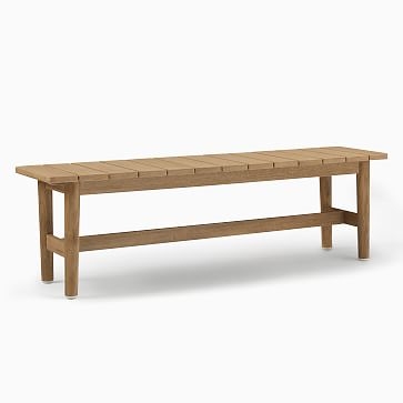 Hargrove Outdoor Dining Bench, 64 Inches, Reef - Image 3