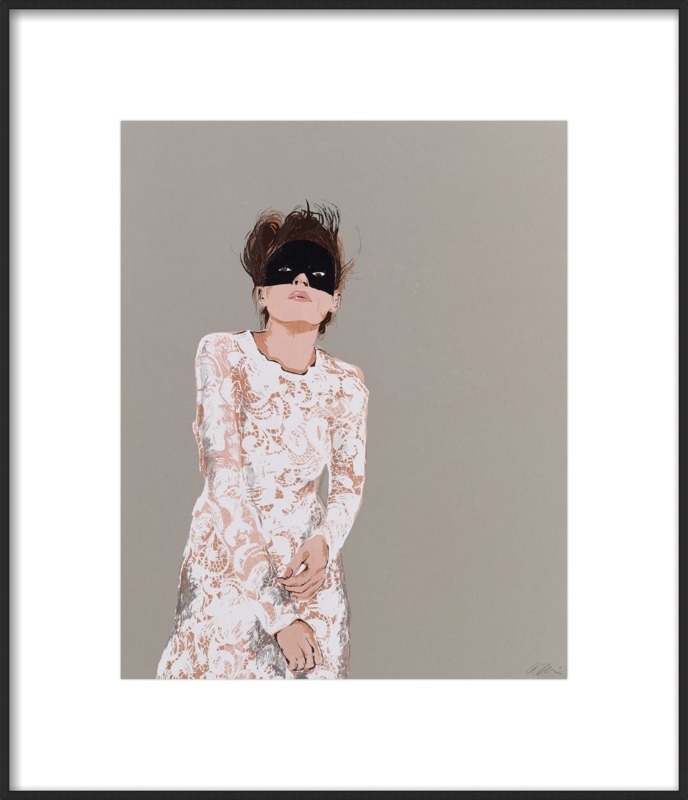 Woman in Mask by Anna Ullman for Artfully Walls - Image 0