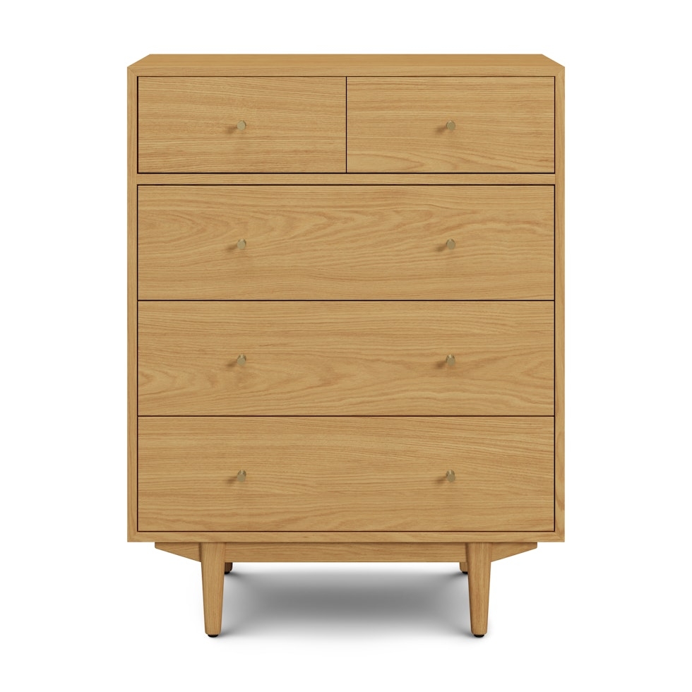 Cooper 5-Drawer Chest - Natural Oak - Image 2