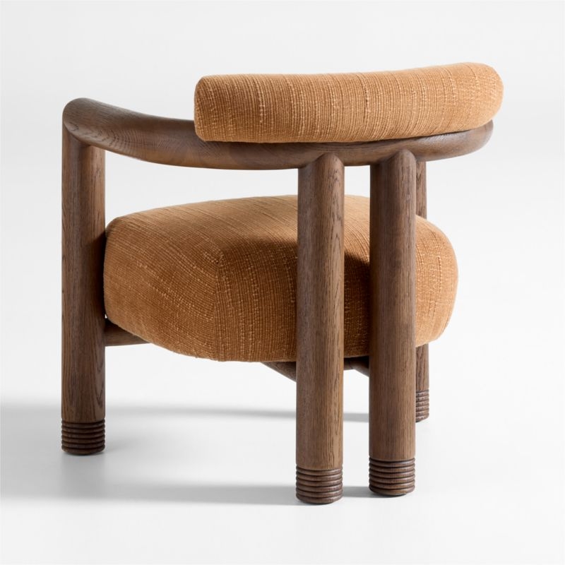Porto Wood Frame Accent Chair - Image 6