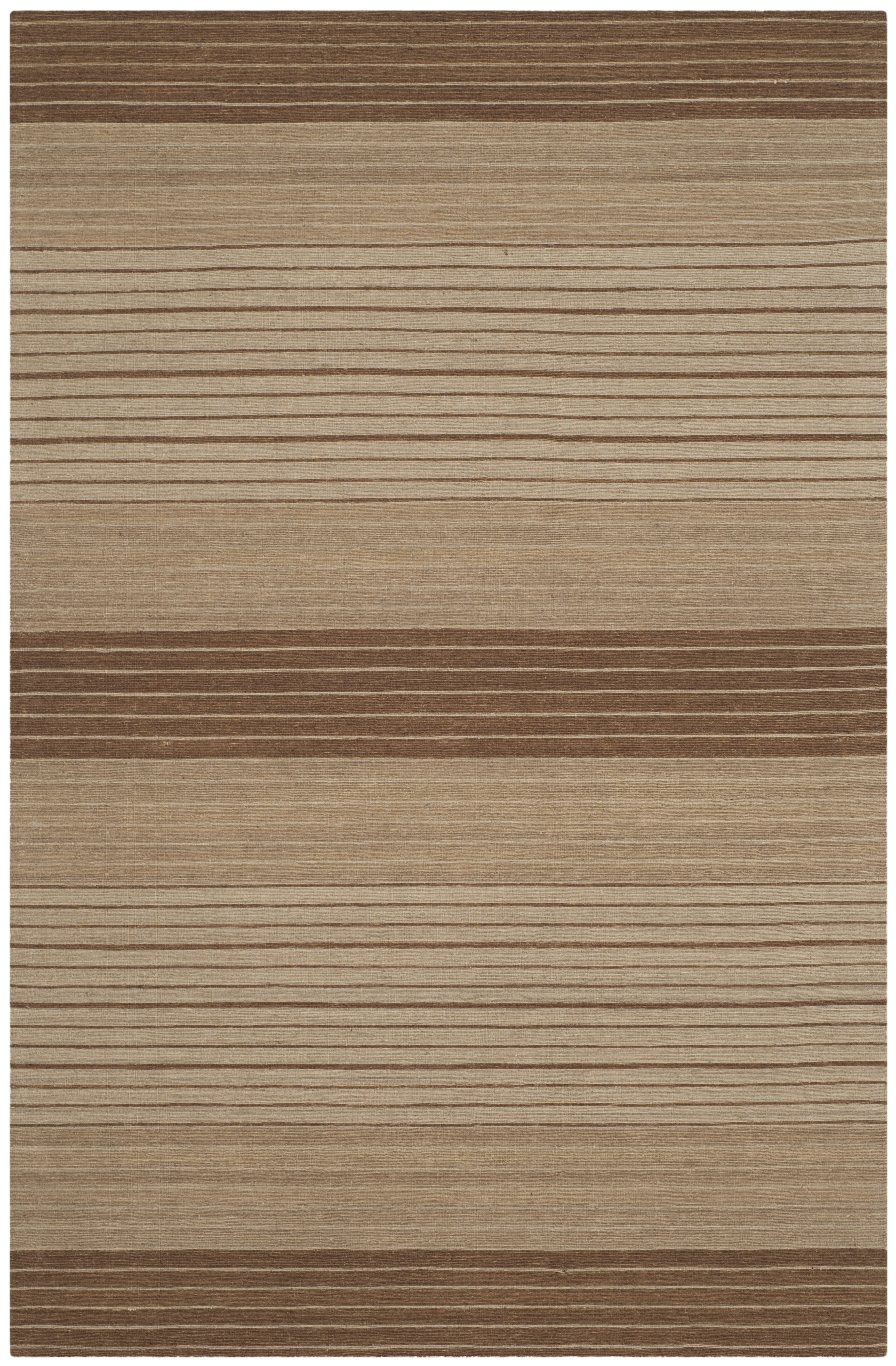 Arlo Home Hand Loomed Area Rug, MRB287A, Beige/Brown,  4' X 6' - Image 0