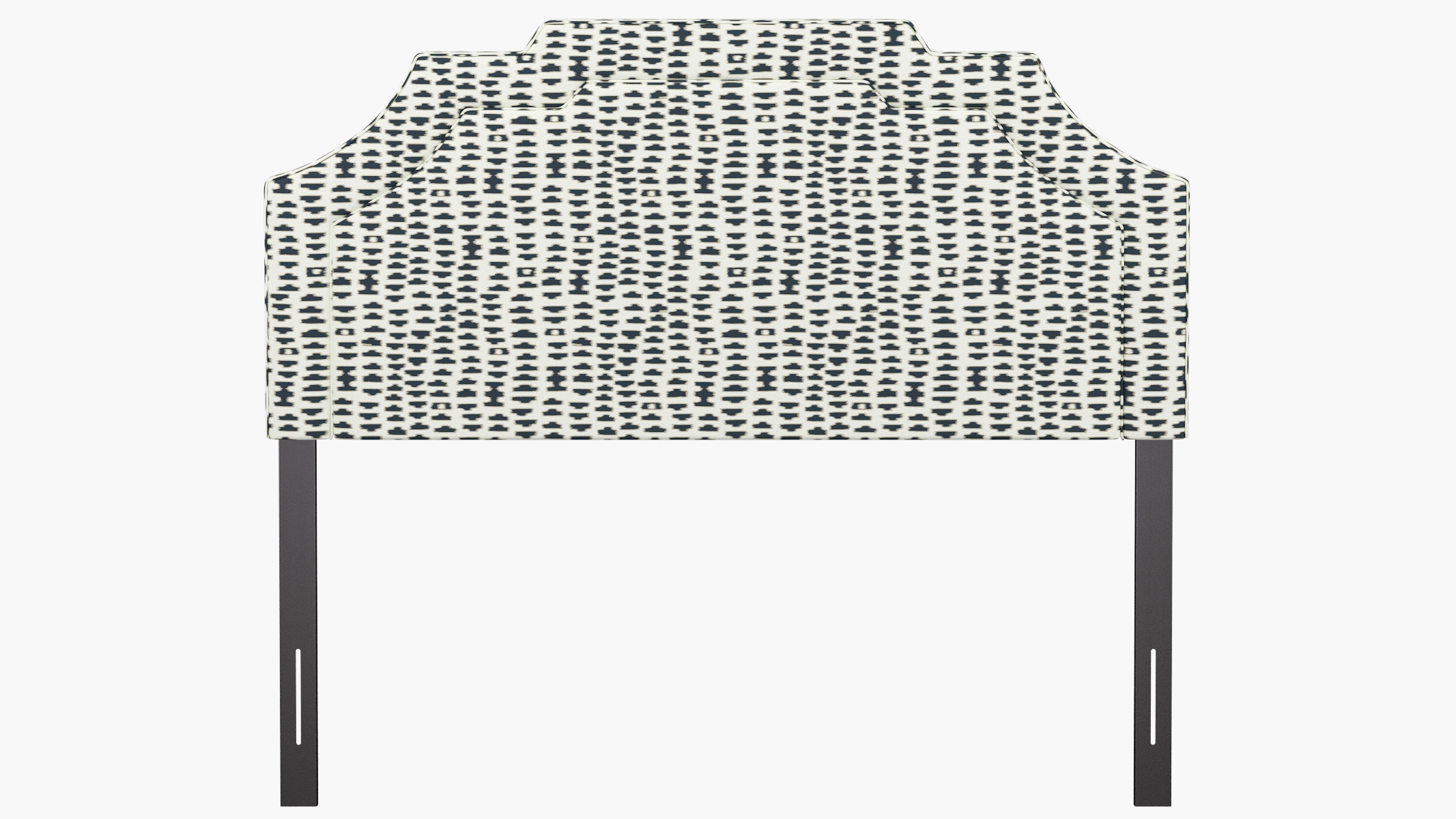 Art Deco Headboard, Ivory Odalisque, Queen - Image 2