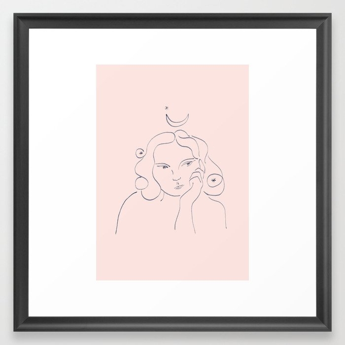 Taurus - For Marie Claire France January 2020 Framed Art Print by Isabelle Feliu - Scoop Black - MEDIUM (Gallery)-22x22 - Image 0