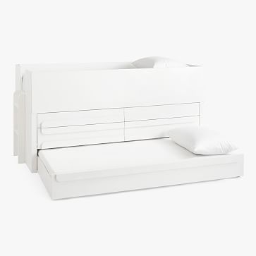 Gemini Captains Bed, Twin, White, WE Kids - Image 0