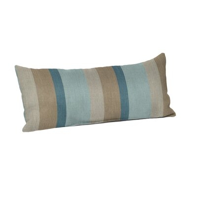 Kenner Sunbrella Indoor/Outdoor Striped 9" Lumbar Pillow - Image 0