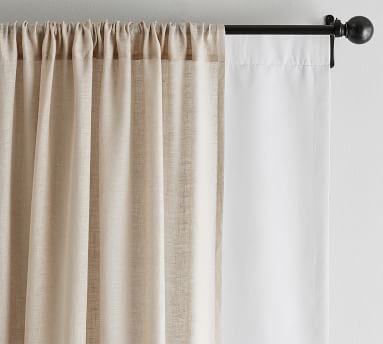 Universal Blackout Curtain Liner, 50 x 96", Off White - Image 2