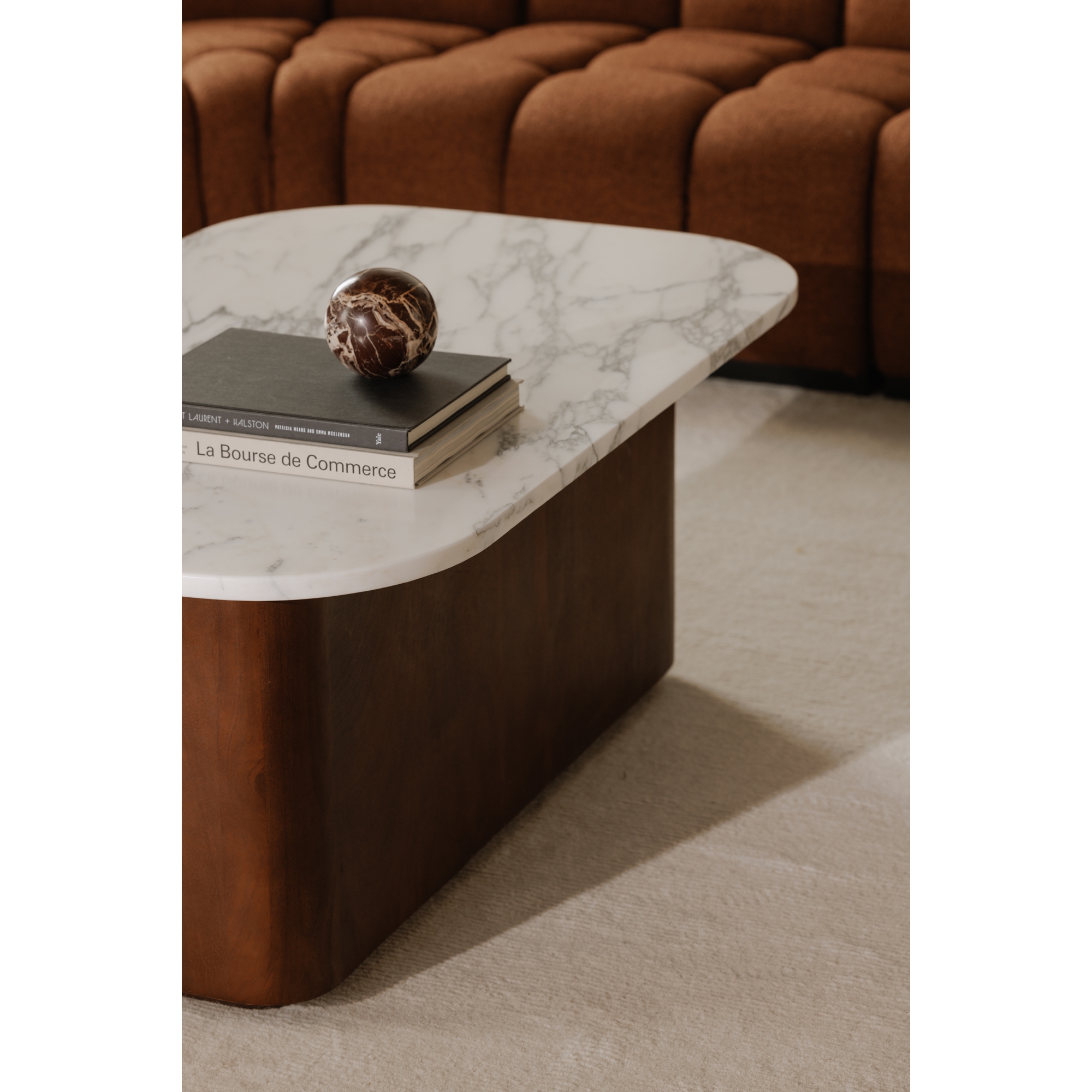Dash Coffee Table White Calcatta Marble - Image 11