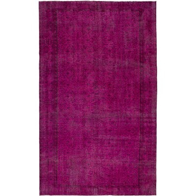 One-of-a-Kind Reinholdt Hand-Knotted 1980s Pink 5'9" x 9'8" Wool Area Rug - Image 0