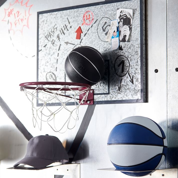 Galvanized Basketball Hoop & Dry-Erase Board - Image 2