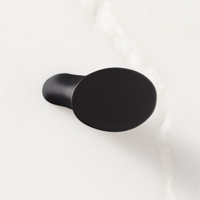 Cravat Matte Black Knob 1.25" - Image 0