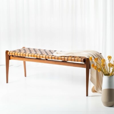 Soleil Solid Wood Bench - Image 0