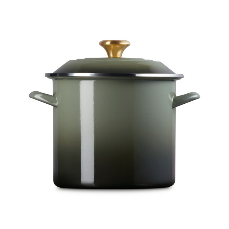 Le Creuset ® 8-Qt. Thyme Enameled Stockpot - Image 4
