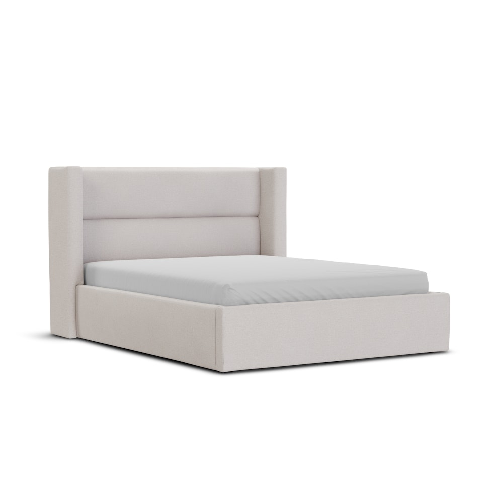 Calabri Queen Bed - Napa White - Image 0