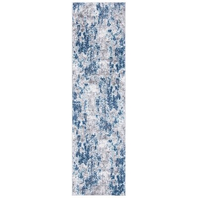 Maximus Abstract Light Blue/Gray Area Rug - Image 0