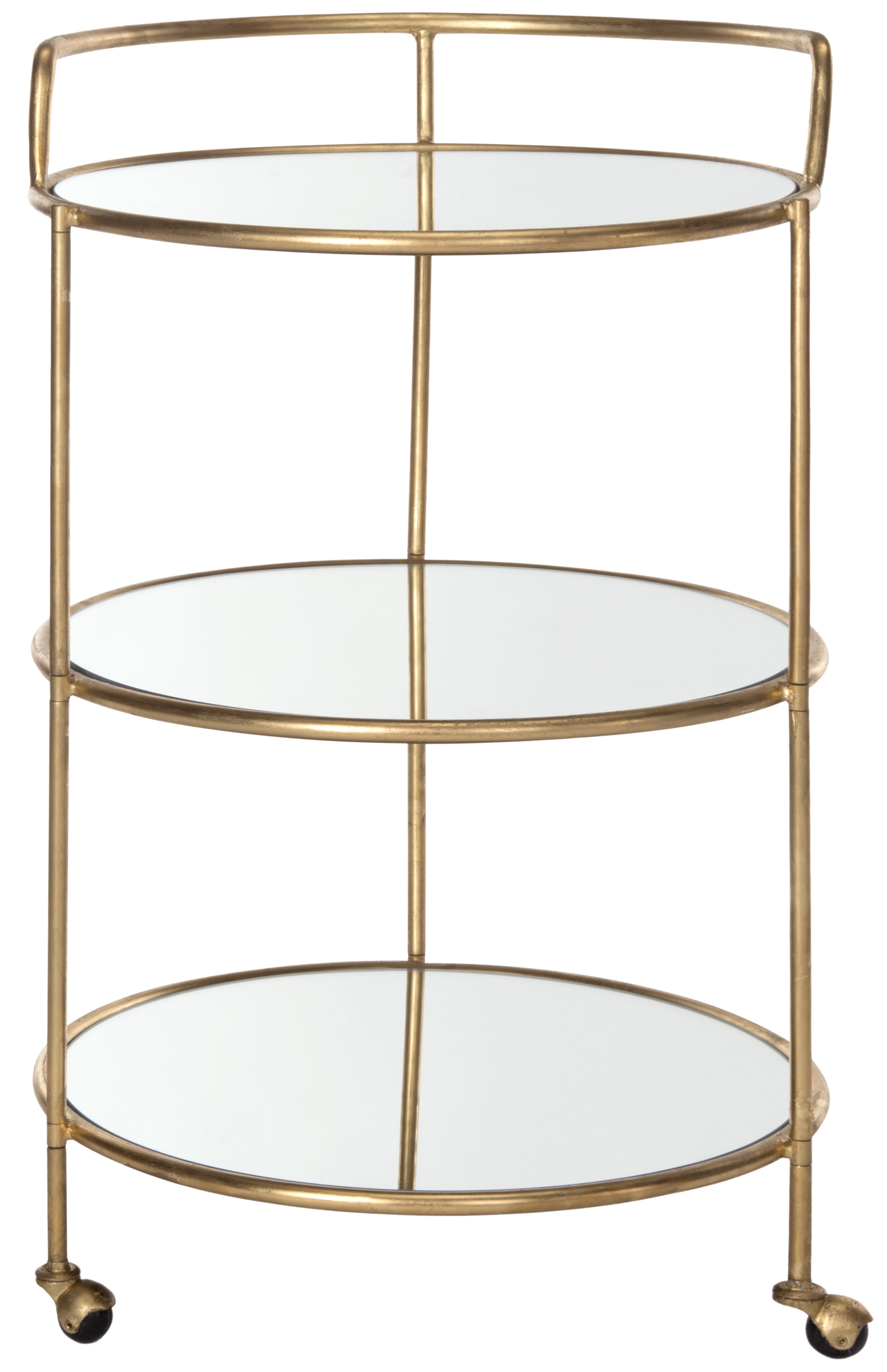 Dulcinea Bar Cart - Gold - Safavieh - Image 0