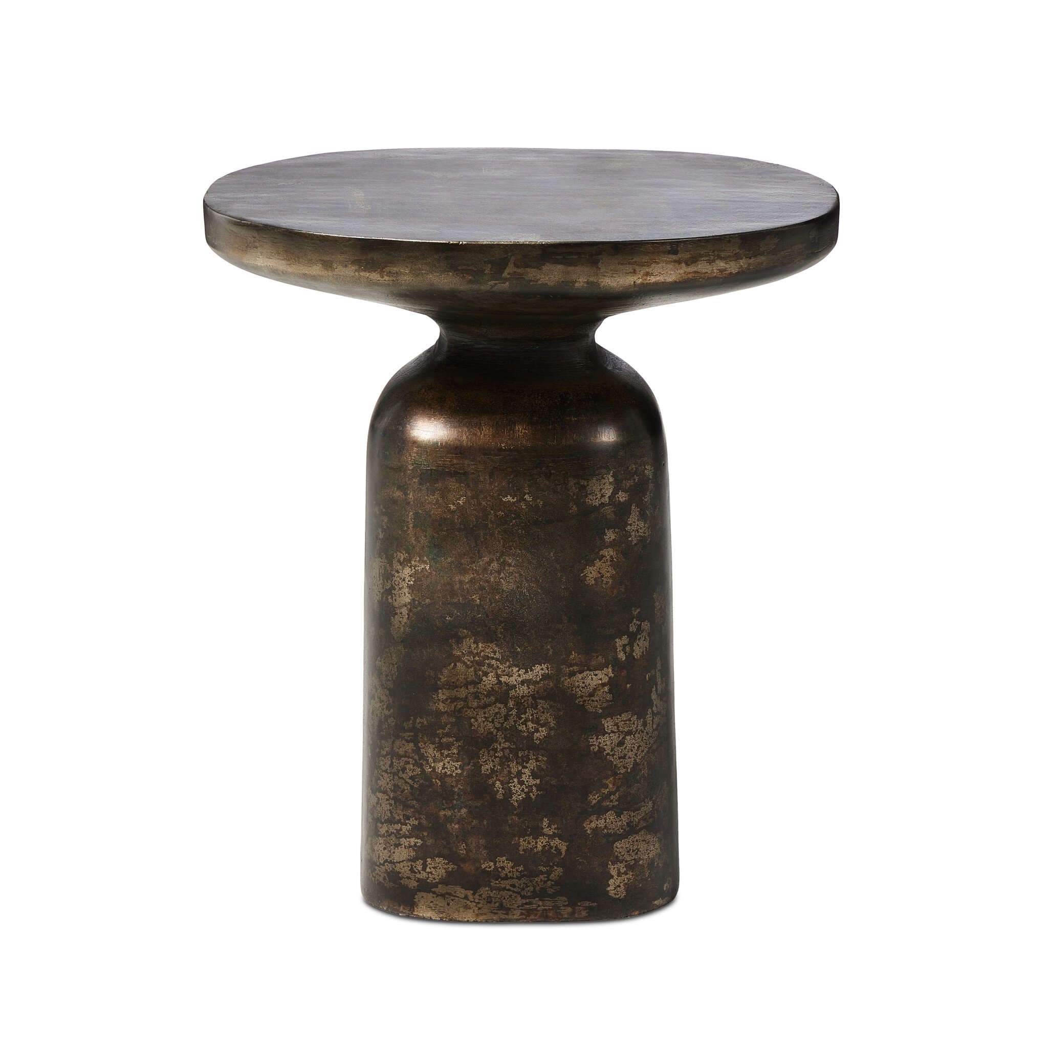 Odessa End Table - Distressed Bronze - Image 0