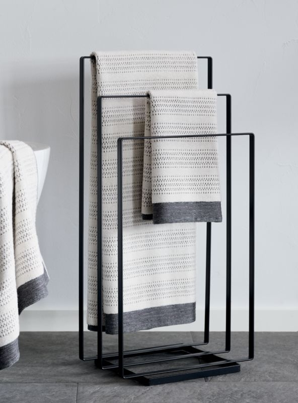 Liv Striped Bath Towel - Image 1