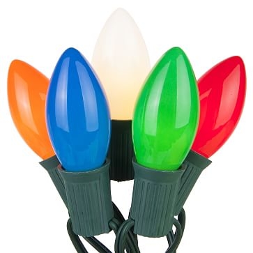 C9 Multi Light Set Lights Red, Blue, Green, Orange 25 Inch - Image 0