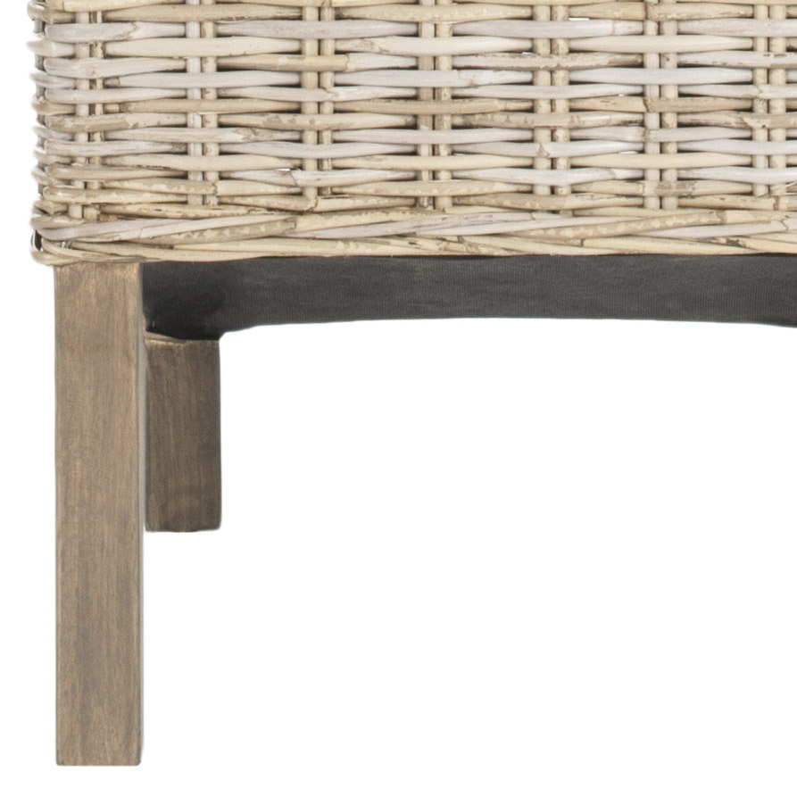 Pembrooke 19''H Rattan Side Chair - Natural Unfinished - Safavieh - Image 4