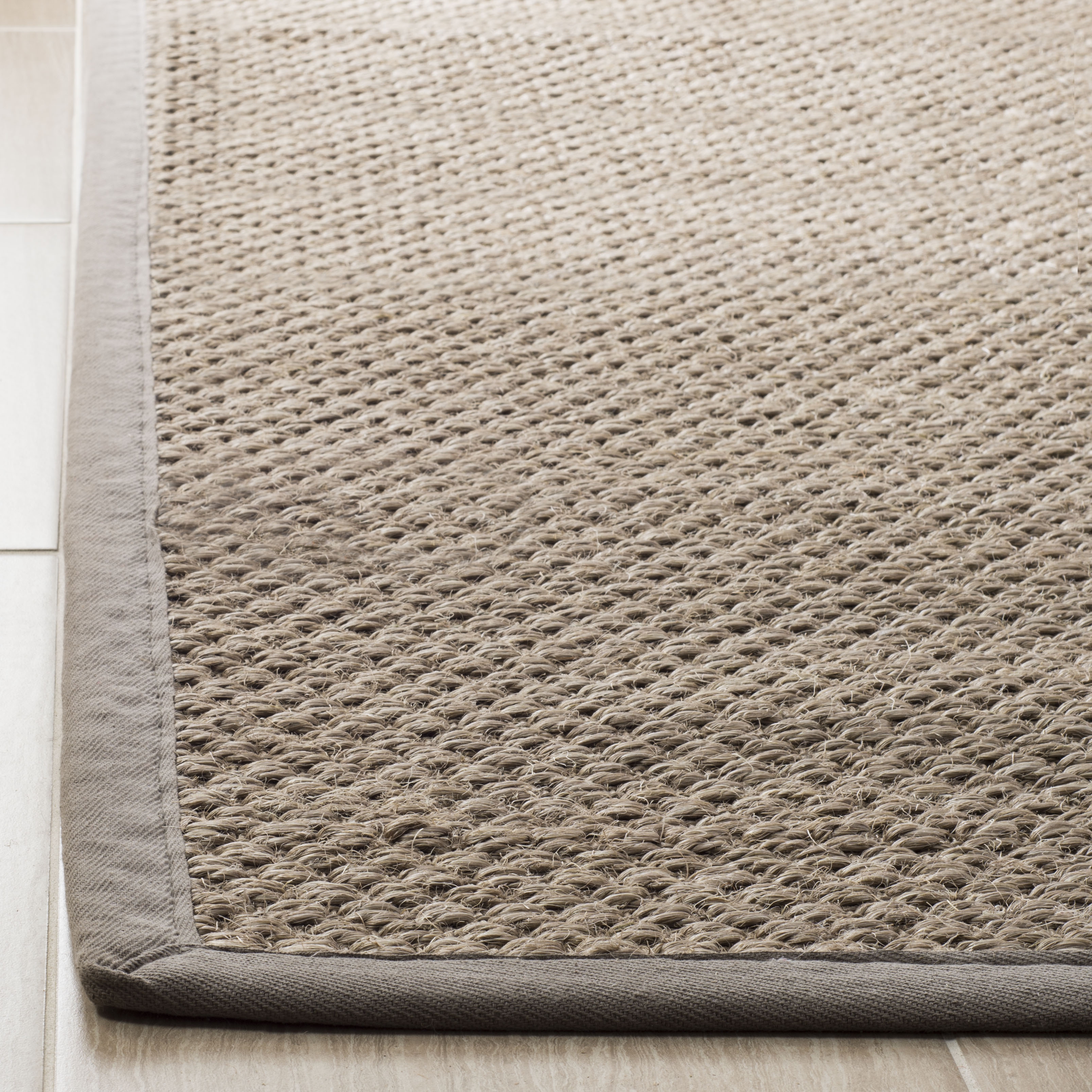 Arlo Home Woven Area Rug, NF153A, Natural/Grey,  8' X 10' - Image 1