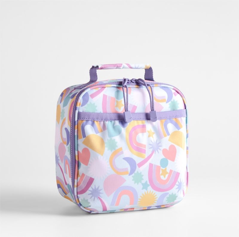 Dreamer Rainbow Dreams Standard Soft Insulated Kids Lunch Box - Image 7