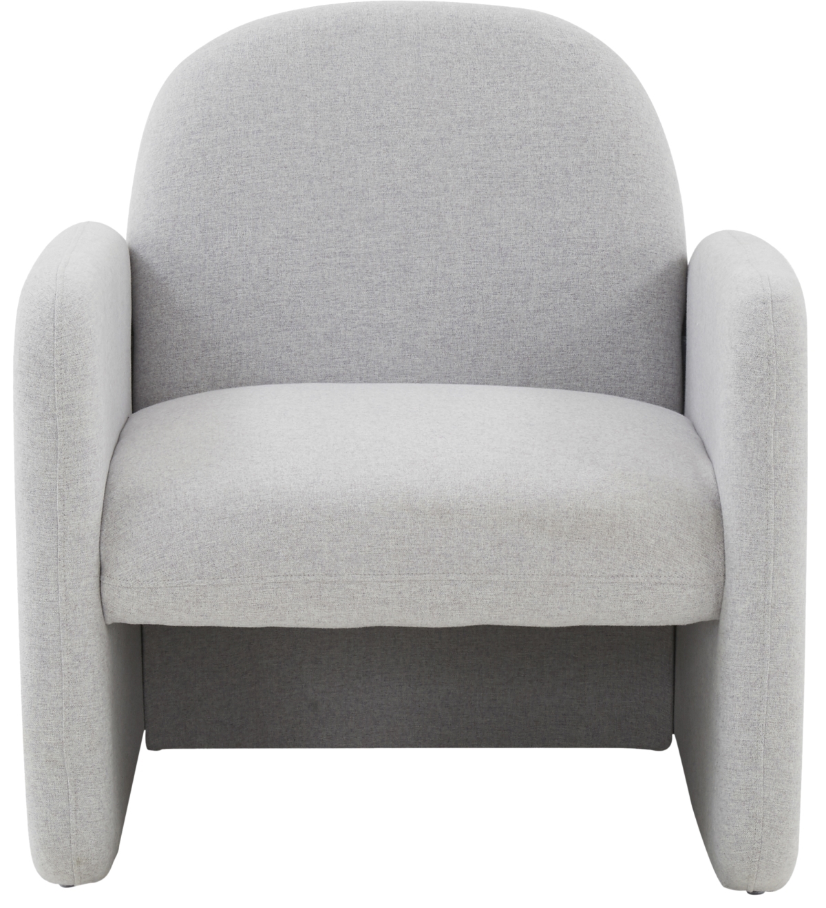 Patsy Chiclet Accent Chair - Light Grey - Image 0