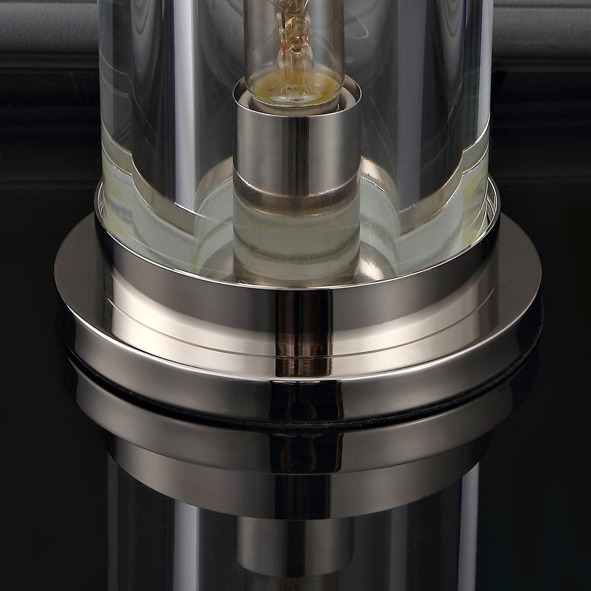 Safavieh Couture Dellanora Tube Table Lamp - Silver/Clear - Image 7