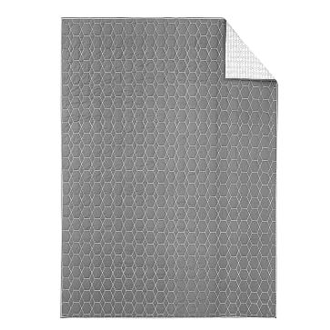 Honeycomb Quilt, Standard Sham, Charcoal, WE Kids - Image 3