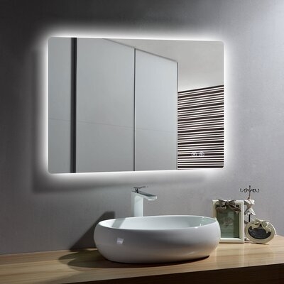 , 28" H x 36" W Ivy Bronx 60 X 28 Inch LED Bathroom Mirror/Dress Mirror With Touch Button, Magnifier, Anti Fog, Dimmable, Vertical / Horizontal Mount (D621-6028C) - Image 0