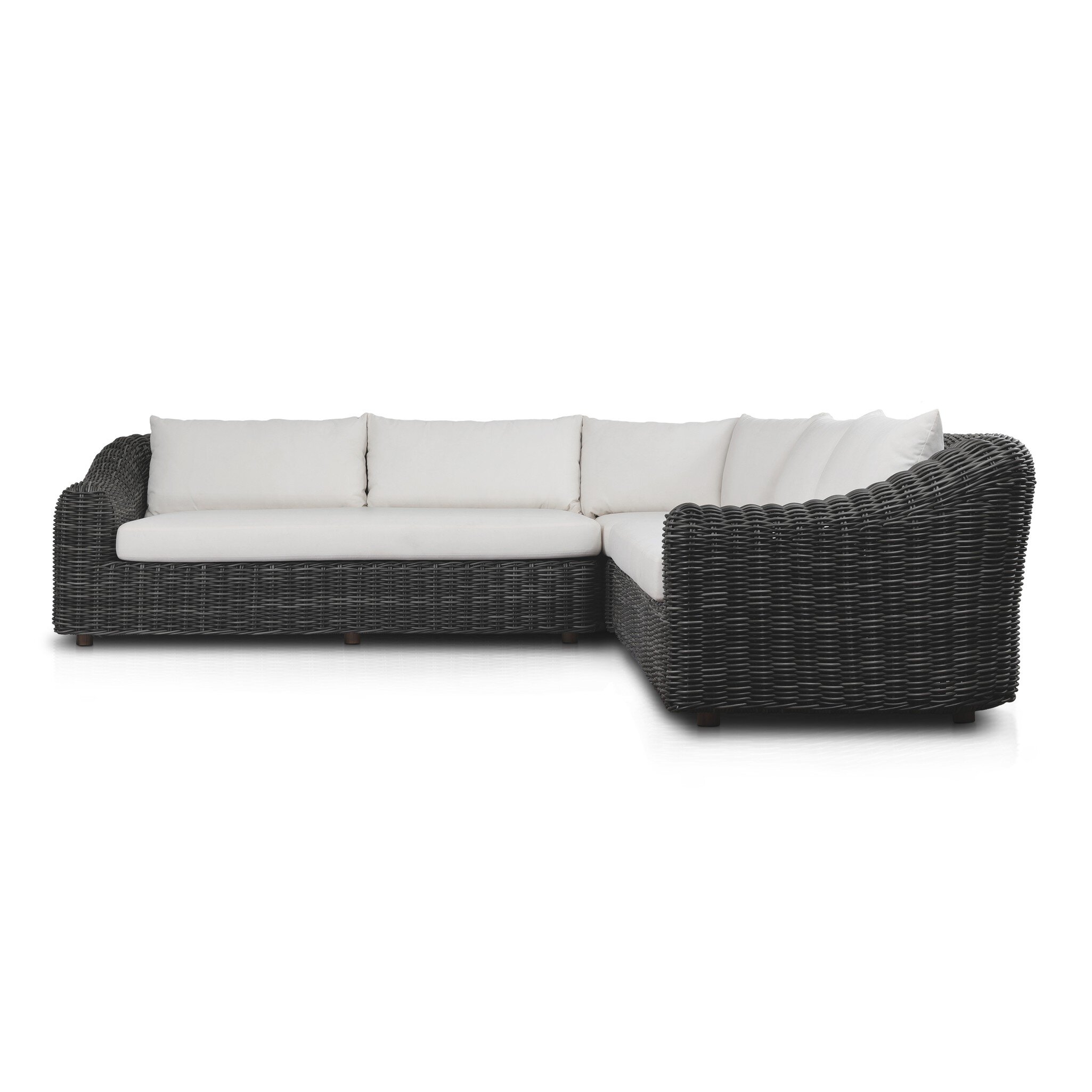 Messina Outdoor 3Pc Sectional - Venao Ivory - Image 2