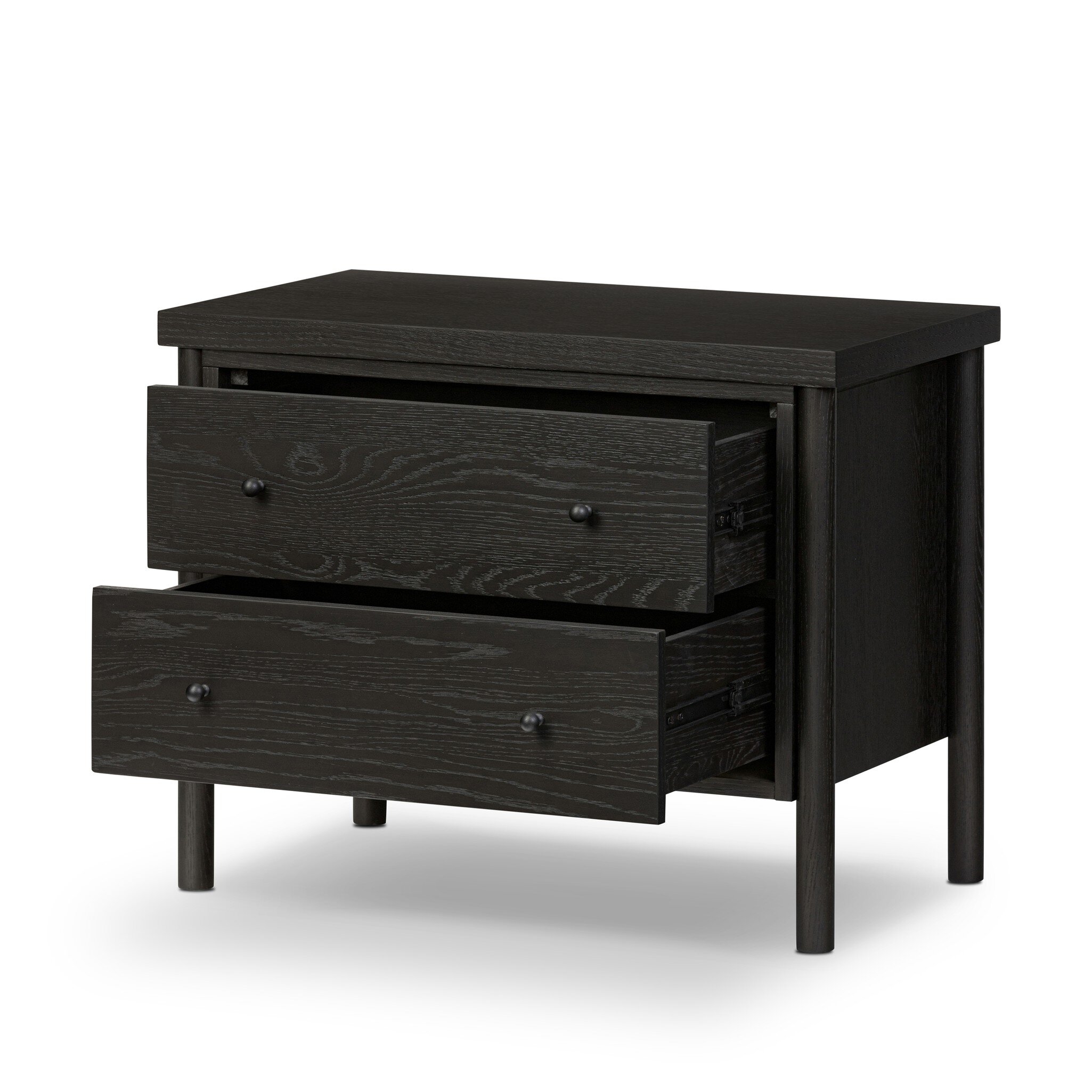 Roark Nightstand - Ebony Oak Veneer - Image 7