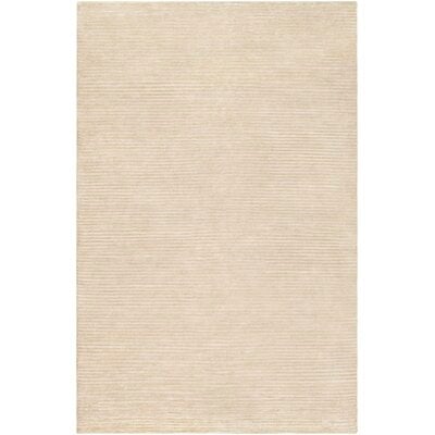 Margaret Hand-Knotted Wool Beige Area Rug - Image 0