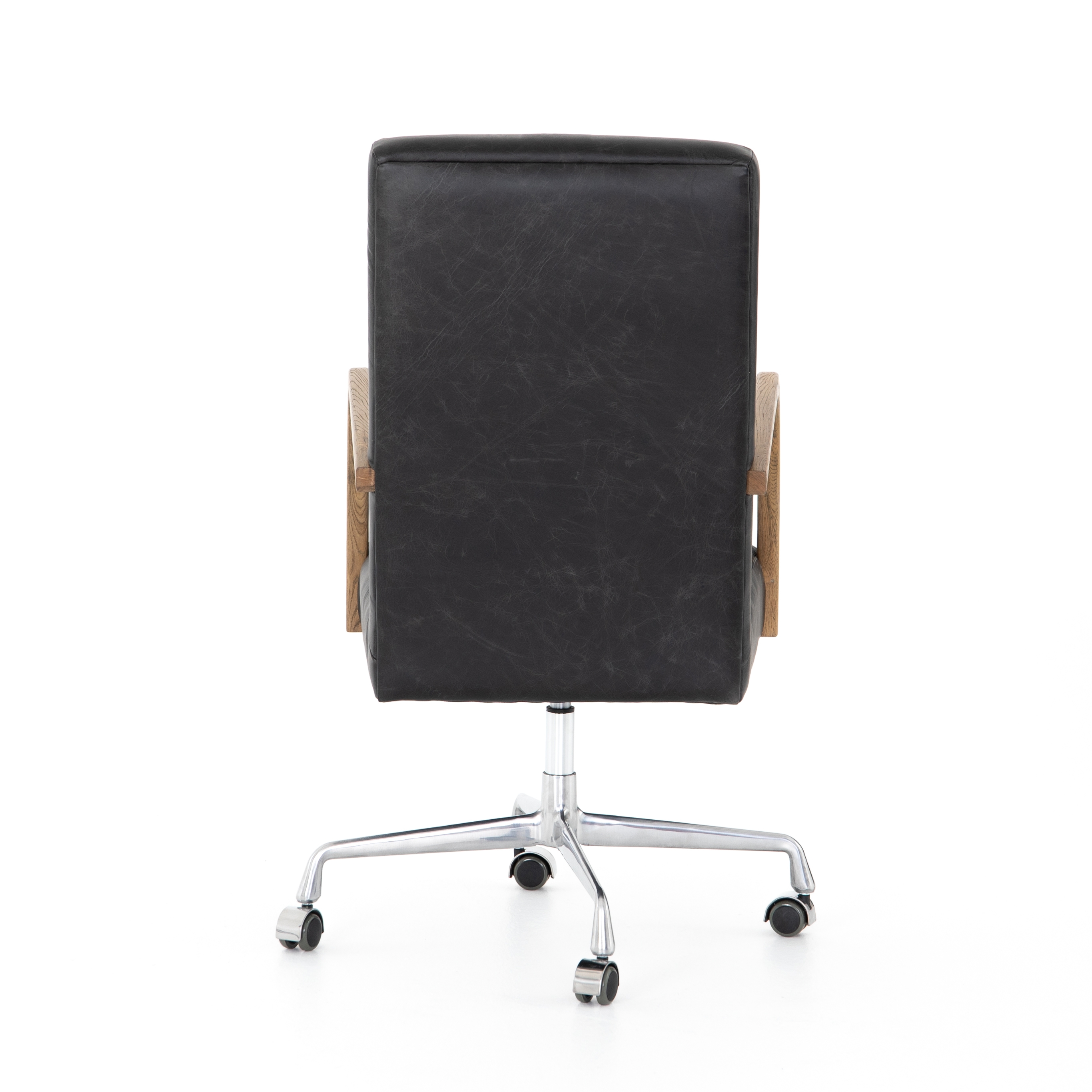 Bryson Channeled Desk Chair-Smoke - Image 4